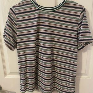 Colorful Striped T Shirt